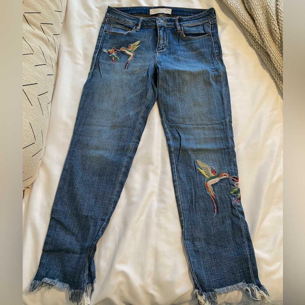 Boot cut w/fringe Hidden Jeans